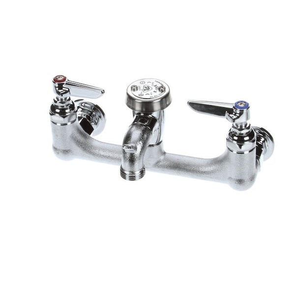 T&S Brass Wall Mount Service Sink Faucet B-0674-RGH